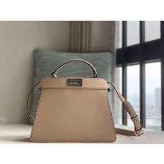 펜디 23 피카부 아이씨유 탑스티치 셀러리아 백 스몰 27x11x20cm