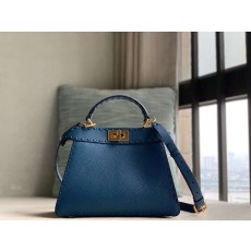 펜디 23 피카부 아이씨유 탑스티치 셀러리아 백 스몰 27x11x20cm