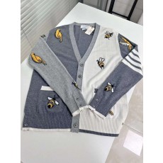 톰브라운 남녀 꿀벌 사선 가디건