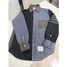 톰브라운 FW 남녀 사선완장 투톤 셔츠 재킷